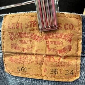 Levi’s 569 jeans size 36/34 in GUC